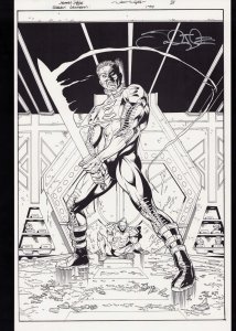 Green Lantern 11 x 17 Art Print signed by Jamal Igle