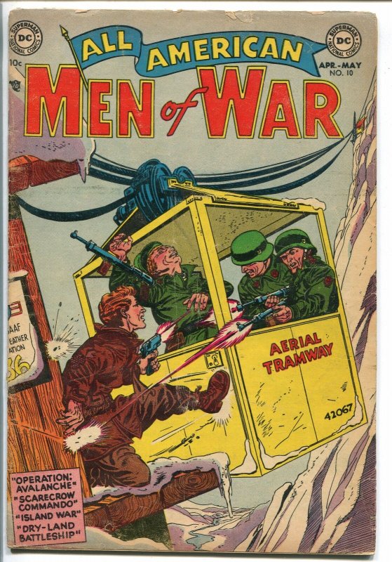 ALL AMERICAN MEN OF WAR #3 1954-DC COMICS-WWII COVER-vg 