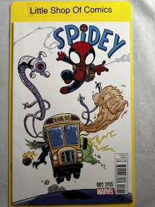 Spidey #1 Skottie Young Variant Freshman Year Disney+