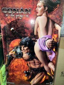 Sideshow Collectibles Conan the Barbarian, the Prize (Exclusive), Diorama Statue