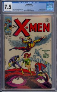 X-MEN #49 CGC 7.5 1ST POLARIS LORNA DANE MESMERO ORIGIN THE BEAST JIM STERANKO