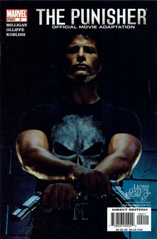 Punisher: Official Movie Adaptation #1,2,3 Full Set NM