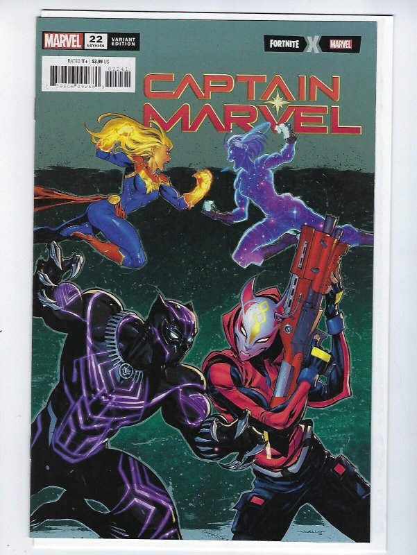 ?CAPTAIN MARVEL #22 Coello Fortnite 1st App of Sora Marvel (2020)  NM or Better