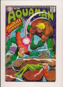 DC Comics AQUAMAN #34, 1967 Aquabeast the ABOMINABLE (HX661) ~ VG+