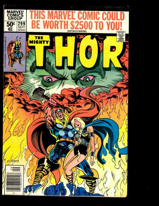 10 Thor Marvel Comics # 308 299 300 301 302 303 304 305 306 307 Spider-Man DS3