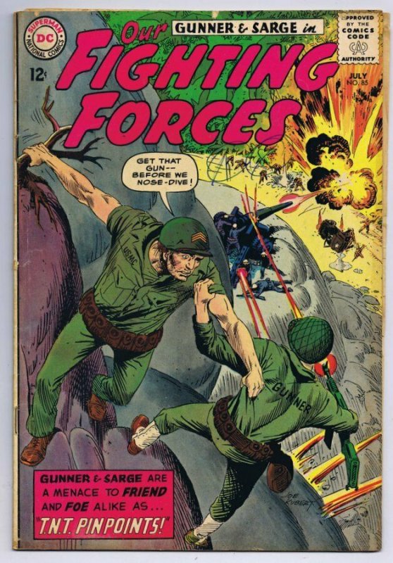 Our Fighting Forces #85 ORIGINAL Vintage 1964 DC Comics 