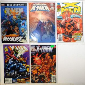 X-Men Lot 5 #51, 104, True Age 1, Marvelous 3, Unlimited 12 2000 Marvel Comics