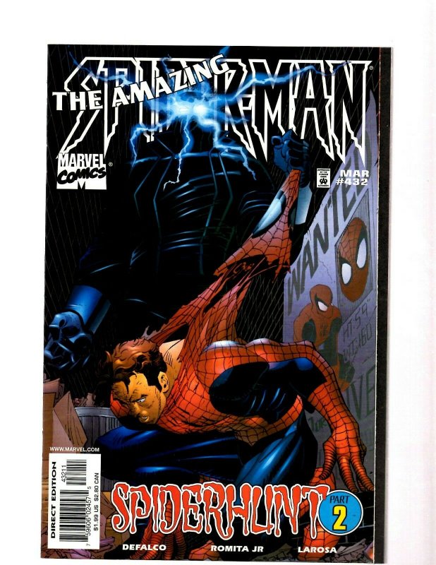 12 Comics Spider-Man 419 429 432 433 434 434 435 -1 2 3 Scarlet Spider 1 2  GK47