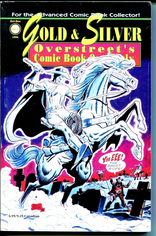 Gold & Silver Overstreets Comic Book Quarterly 6 1994-Ayers Ghost Rider-VG