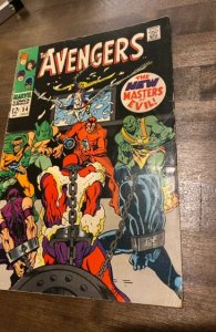 The Avengers #54 (1968) cameo Ultron/ 2nd black knight.