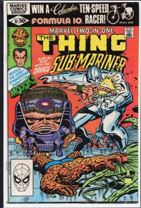 Marvel Two-in-One #81 Direct Edition (1981) Namor the Sub-Mariner