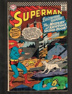 Superman #189 ~ Krypton Lives Again ~ 1966 (3.5/4.0) WH