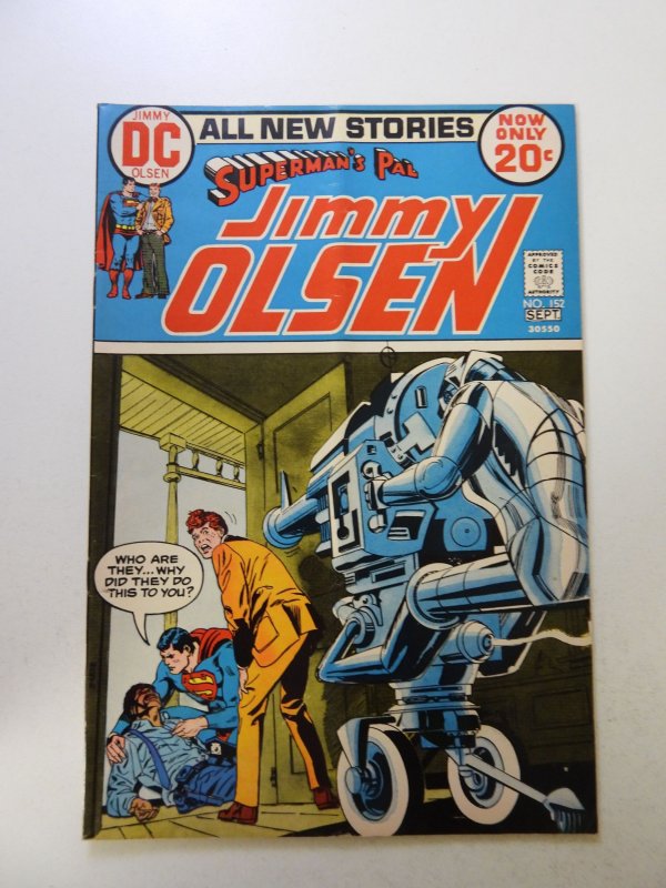 Superman's Pal, Jimmy Olsen #152 (1972) VG+ condition subscription crease