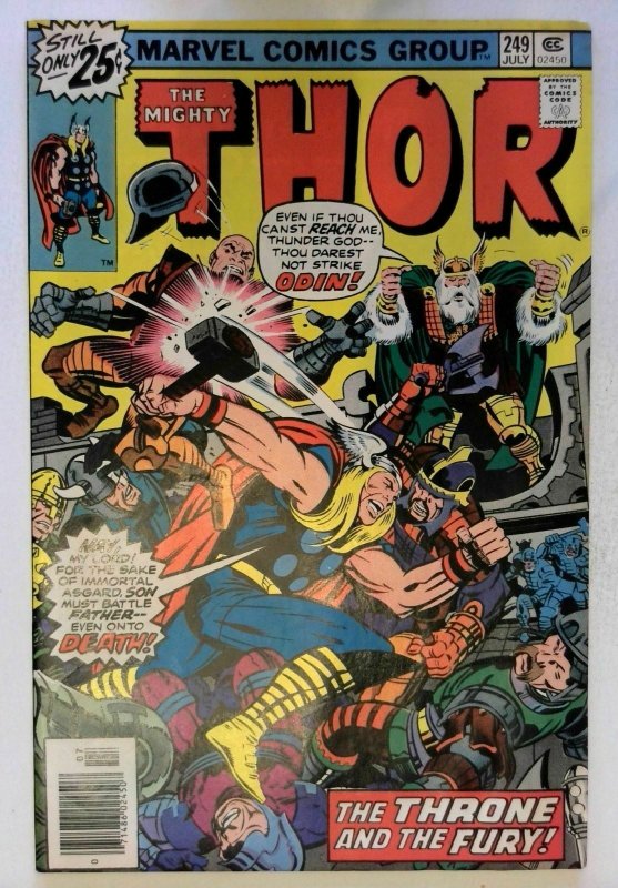 Thor #249 Marvel 1976 VF- Bronze Age Comic Book Jack Kirby 1st Print