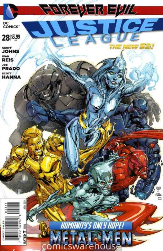 JUSTICE LEAGUE (2011 DC) #28 NM A94117