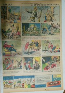 Tarzan Sunday Page #444 Burne Hogarth from 9/10/1939 Very Rare Full Page Size 