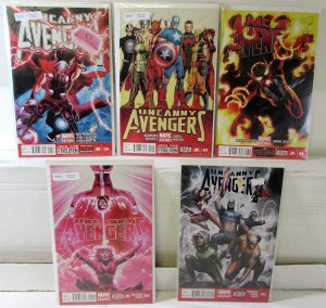 Uncanny Avengers Lot 5 #4, 5, 8, 9, 23 2013 Marvel 9.0 Scarlet Witch Comics