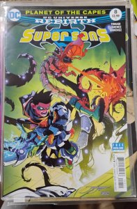 SUPERSONS  # 8 2017 DC UNIVERSE REBIRTH robin superboy  PLANET OF THE CAPES