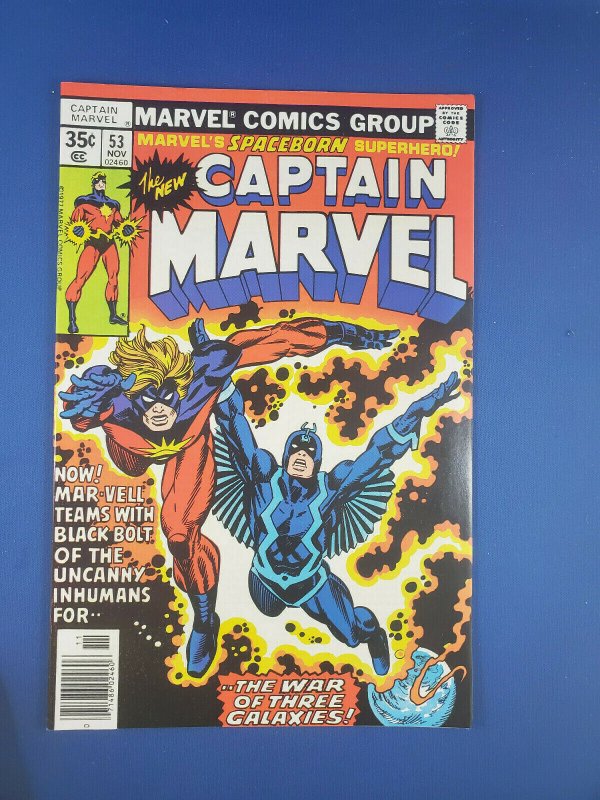 CAPTAIN MARVEL 53 VF 1977