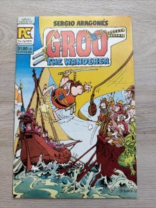 Groo The Wanderer #5 Pacific Comics Signed 3x No Coa