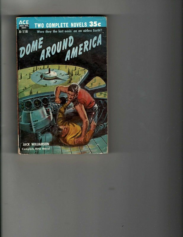 3 Books At The Earth's Core Dome Around America Red Alert SciFi Mystery JK18