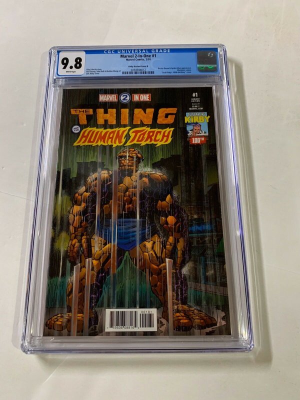 Marvel-two-in-one 1 Cgc 9.8 2018 Jack Kirby Variant Cover B