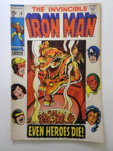 Iron Man #18  (1969) Guest Starring The Avengers! Beautiful VG+ Condition!