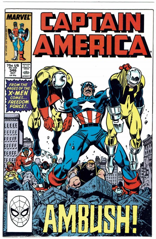 Captain America #346 NM+