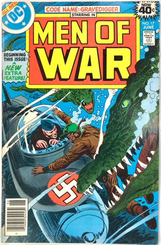 MEN OF WAR Comic Issue 17 — 1979 DC Comics — Joe Kubert Cover Dick Ayers Art  