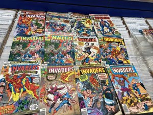 INVADERS Lot Of 17  1976 Bronze Age Lot Includes #7 +8 Union Jack Low Grade Lot