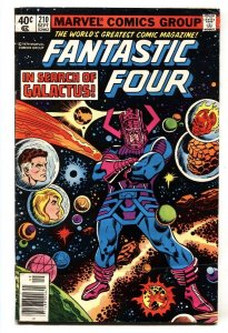 FANTASTIC FOUR #210 Marvel comic book Galactus cover