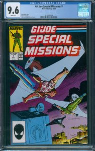 GI Joe Special Missions #7 Marvel Comics 1987 CGC 9.6 1st Psyche Out
