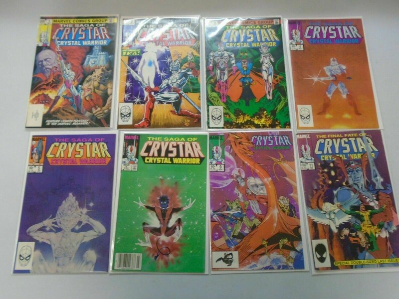 Saga of Crystar lot 8 different 6.0 FN (1983-85)