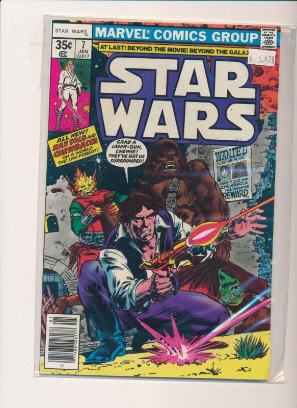 Marvel Comics STAR WARS Jan #7 Han Solo and Chewbacca   F/VF (PF304) 