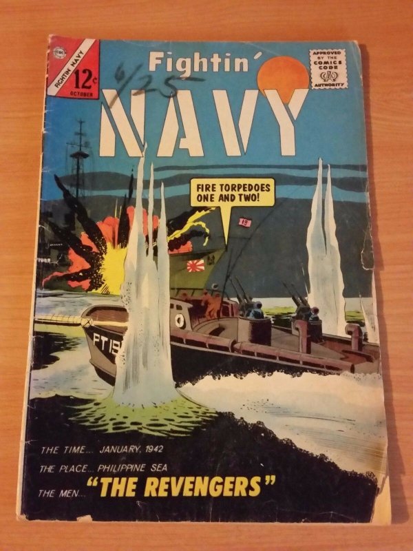 Fightin' Navy #117 ~ GOOD - VERY GOOD VG ~ 1964 Charlton Comics