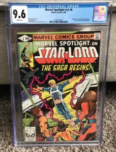 Marvel, Marvel Spotlight #v2 #6, First App Star-Lord, CGC 9.6, White pgs,