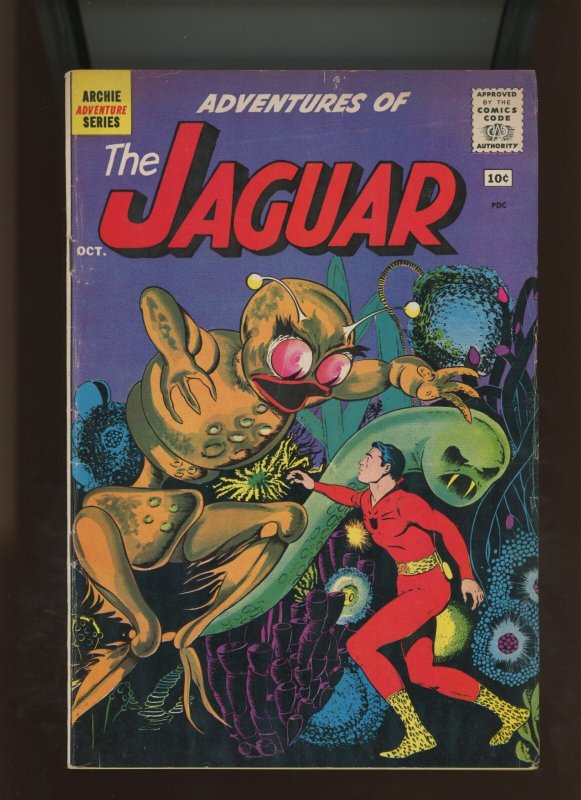 (1961) Adventures of the Jaguar #2: SILVER AGE! COMBINED SHIPPING! (4.0/4.5)