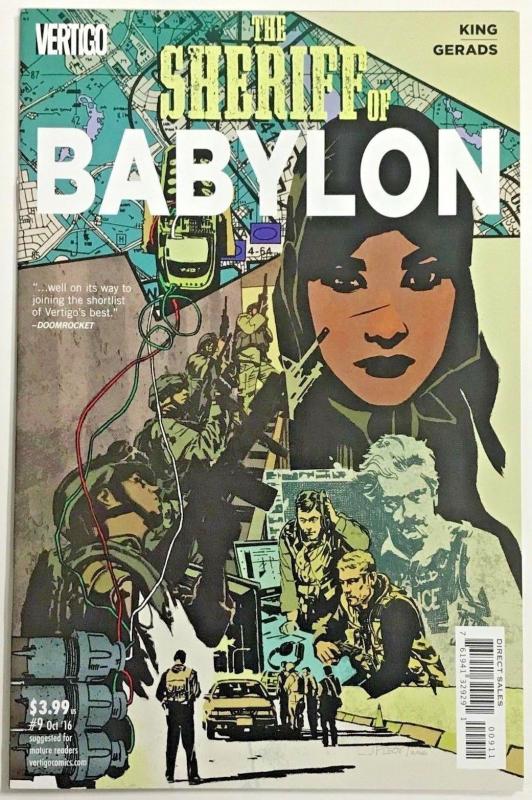 SHERIFF OF BABYLON#9 VF/NM 2016 TOM KING DC/VERTIGO COMICS