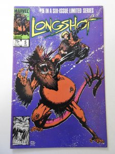 Longshot #5 (1986) FN- Condition!