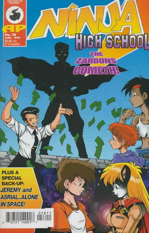 Ninja High School #58 VF/NM; Malibu | save on shipping - details inside