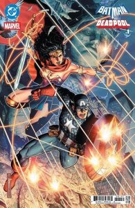 Dc Marvel Batman Deadpool #1 Cvr E Wonder Woman Captain America Var DC Comics
