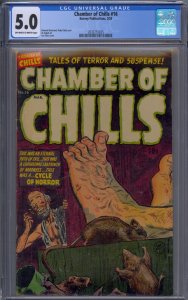 CHAMBER OF CHILLS #16 CGC 5.0 LEE ELIAS