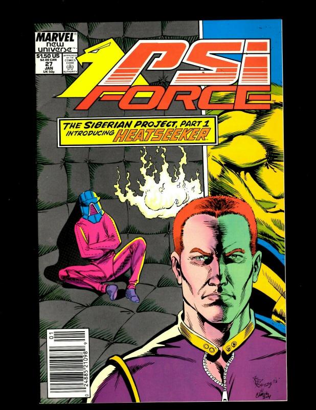 Lot of 12 Psi Force Marvel Comic Books #1 13 14 15 17 18 20 21 22 23 24 27 J412