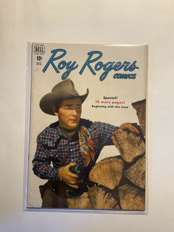 Roy Rogers 20 Very Fine vf 8.0 Dell