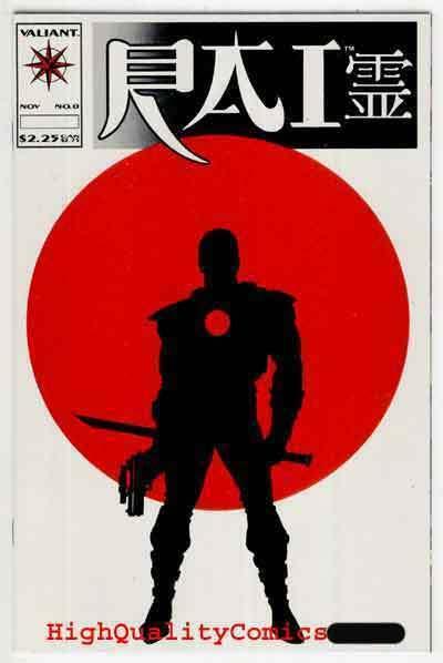 RAI #0, NM-, Valiant, 1st Bloodshot, Origin, David Lapham, 1992, more in store