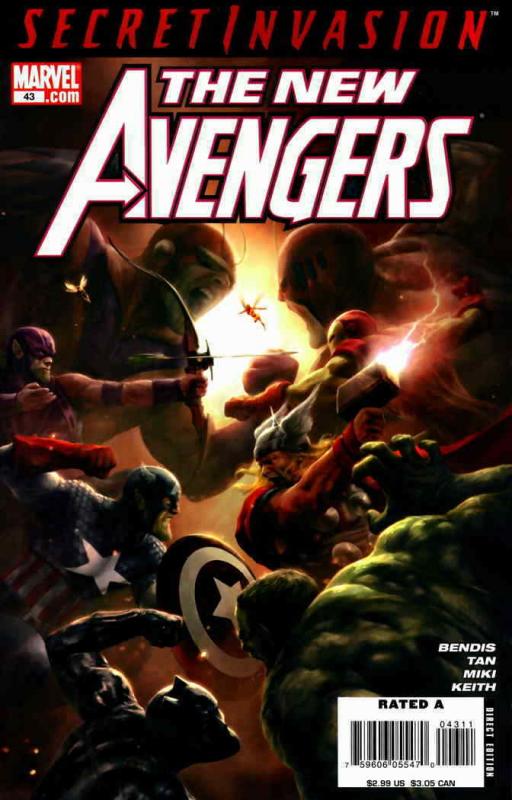 New Avengers #43 VF/NM; Marvel | save on shipping - details inside