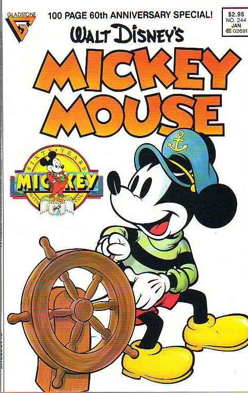 Mickey Mouse, Walt Disney's #247 (Jun-89) NM- High-Grade Mickey Mouse, Goofy