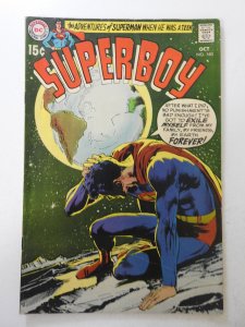 Superboy #160 (1969) GD/VG Condition 4 centerfold wraps detached bottom staple