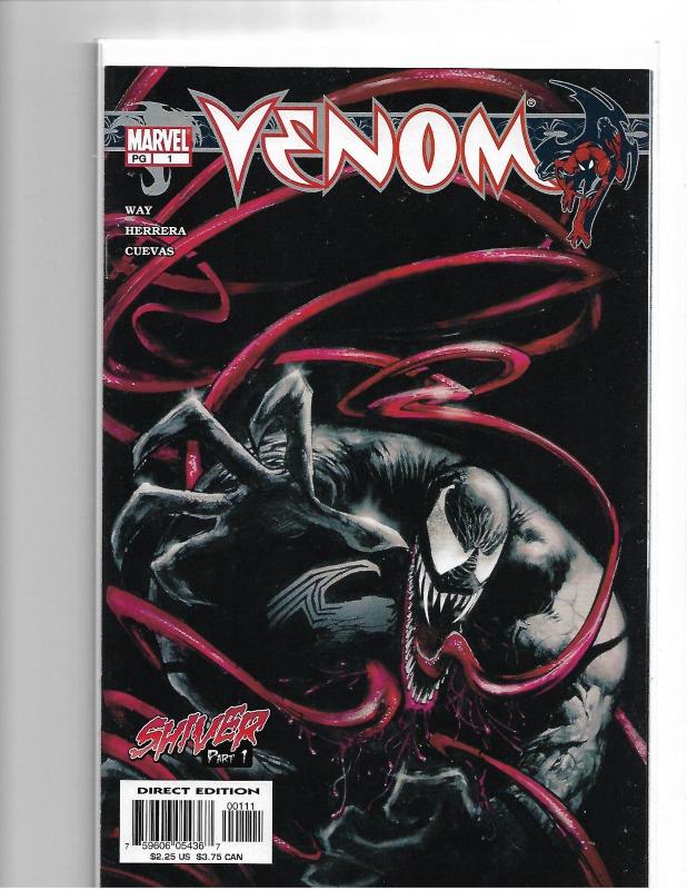 Venom #1 (Jun 2003, Marvel) [Shiver] NM/NM+ Sam Kieth 