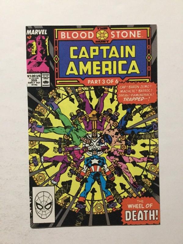 Captain America 359 1st First CrossBones Nm Near Mint